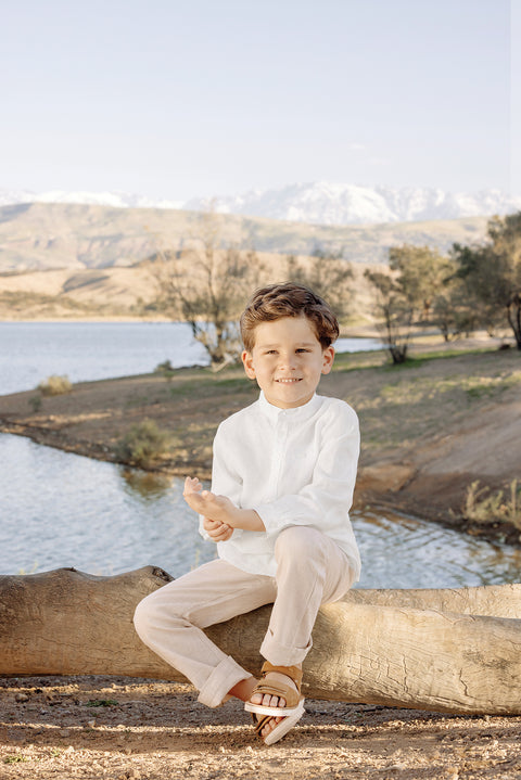 Pantalon - Sable lin - Image principale