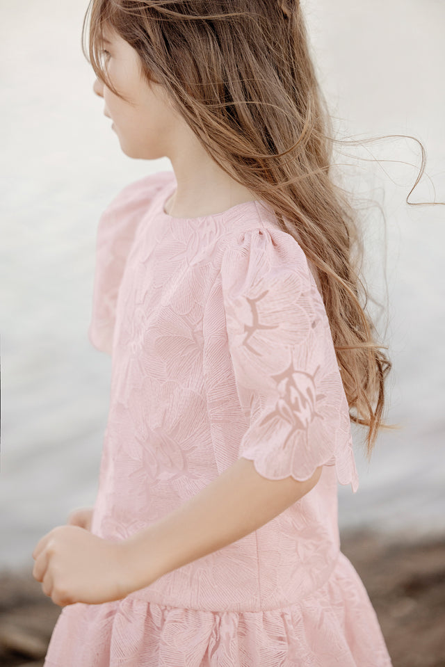 Robe - Rose pâle cérémonie - Image principale