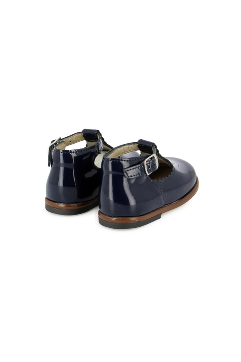 Babies - Cuir verni marine - Image principale