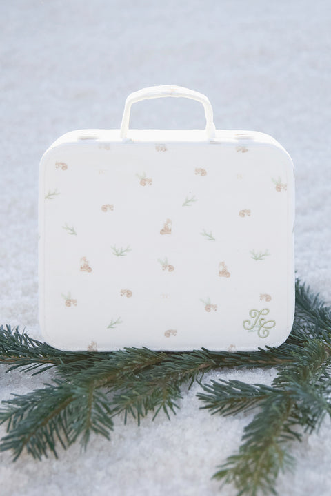 Small suitcase - Ecru fox print - Image principale