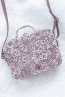 Valisette - Tissu liberty aubergine