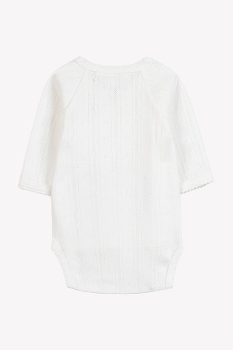 Body - Manches longues coton maille pointelle - Image principale
