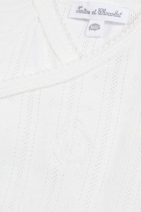 Body - Manches longues coton maille pointelle - Image principale