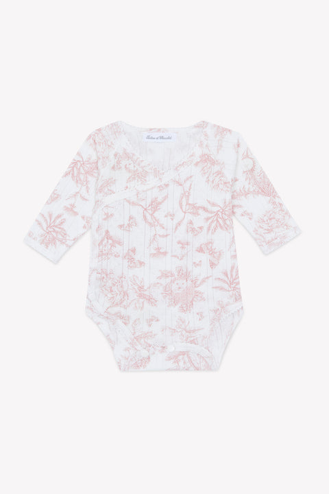 Body - Estampado inspiración toile de jouy Rosa - Image principale