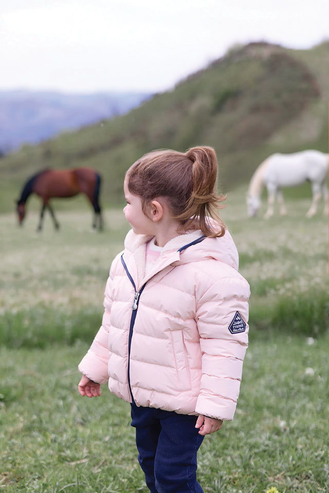 Daunenjacke - Rosa Innenausstattung aus Pyrenex x Sherpa Tartine et Chocolat - Image principale