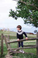Pull - Marine laine jacquard Pyrenex x Tartine et Chocolat