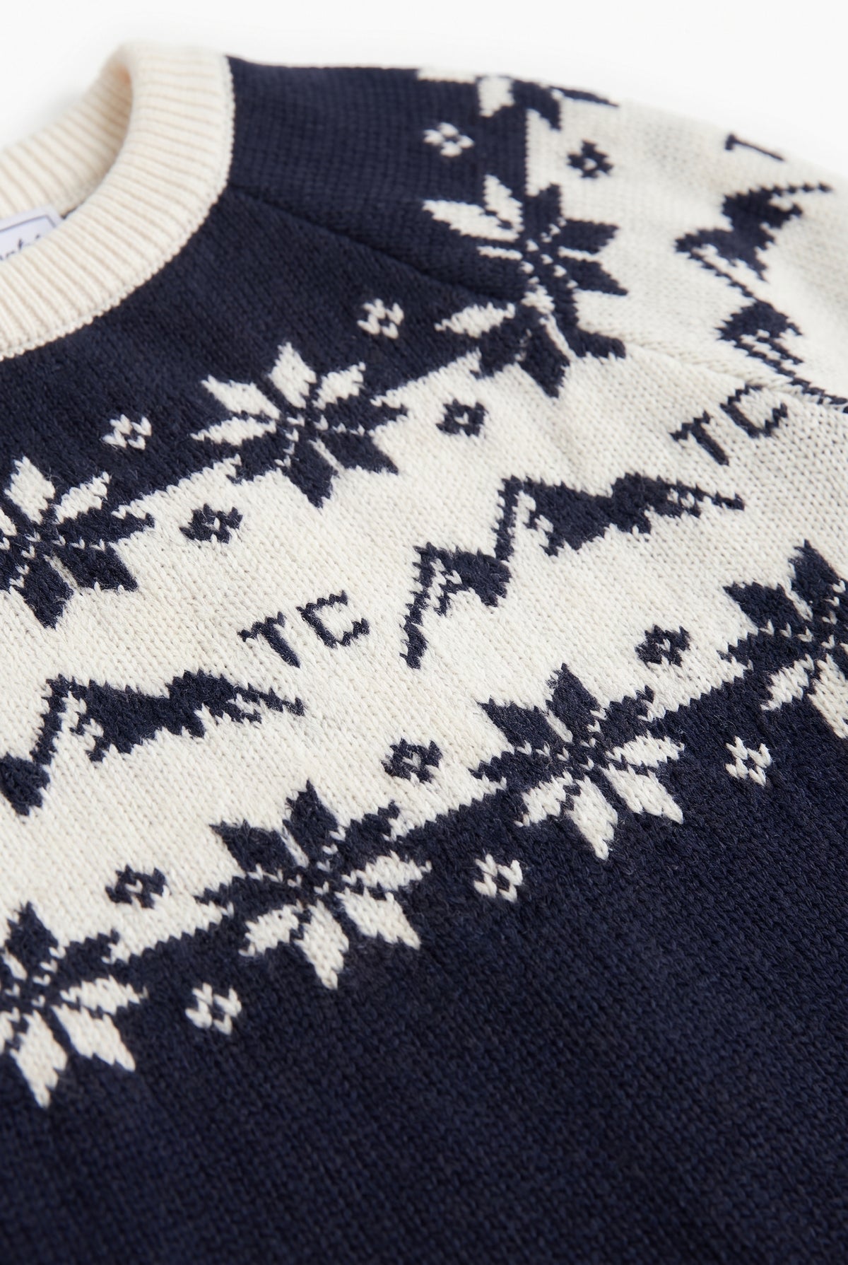 Pull - Marine laine jacquard Pyrenex x Tartine et Chocolat
