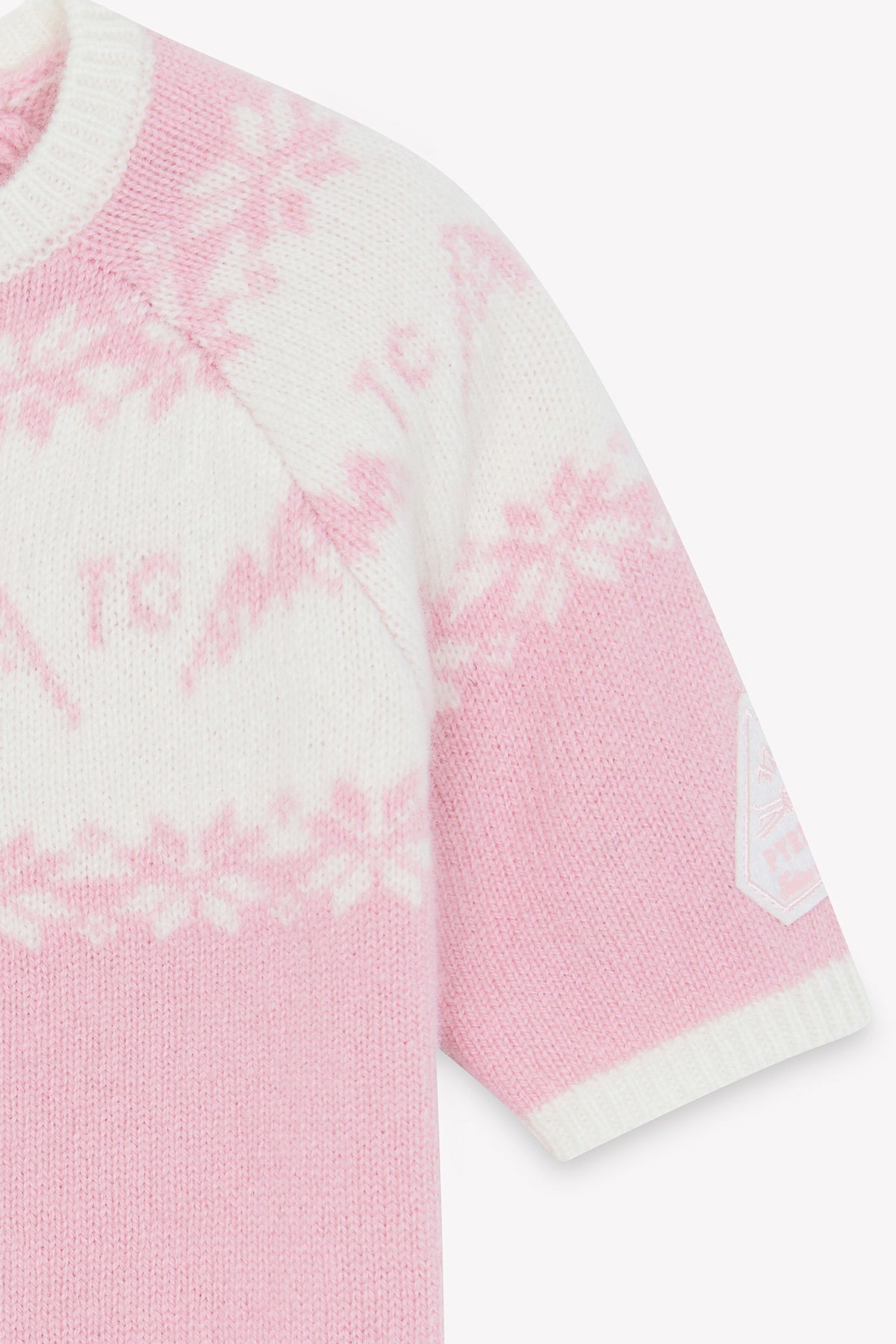 Jumpsuit - Pink wool Pyrenex x Tartine et Chocolat