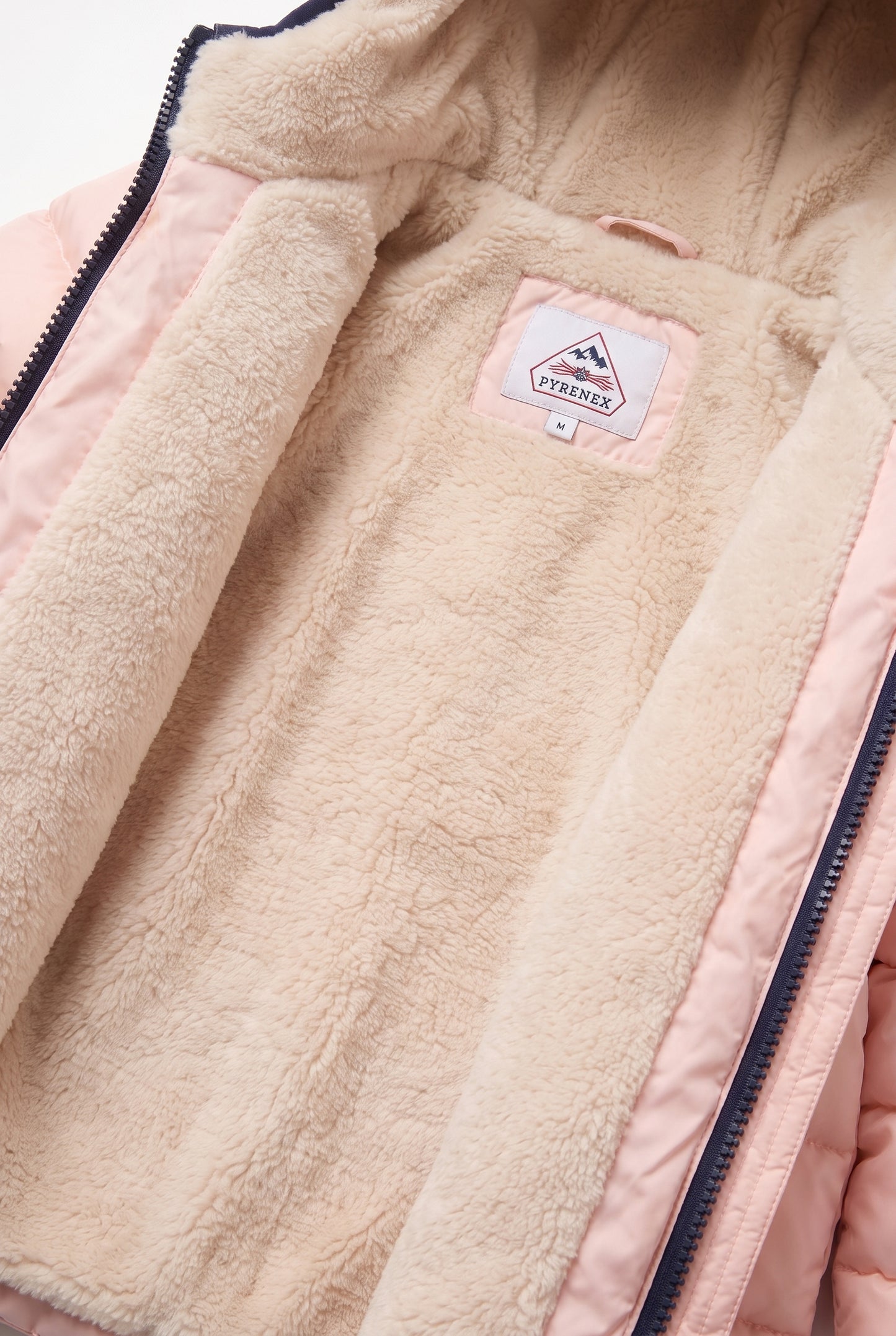 Daunenjacke - Rosa Innenausstattung aus Pyrenex x Sherpa Tartine et Chocolat