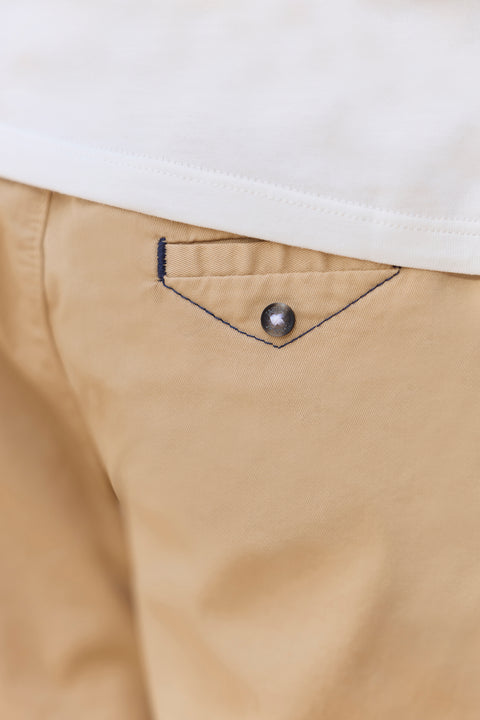 Kurze Hose - Ocker Köper - Image principale