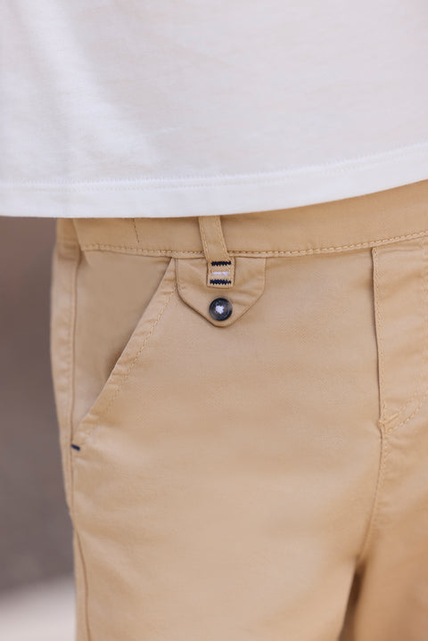 Kurze Hose - Ocker Köper - Image principale
