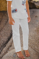 Pantalon - Blanc sergé