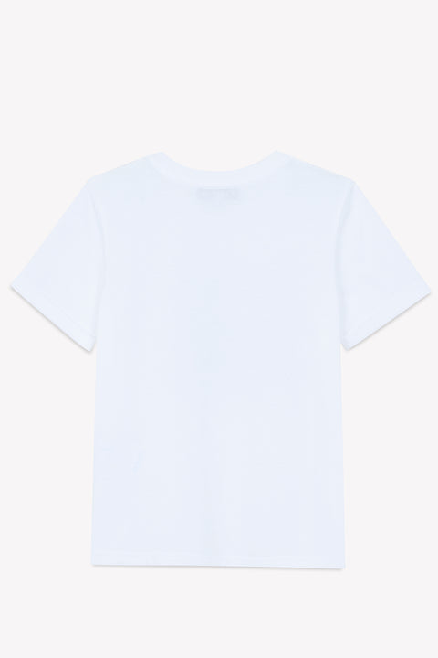 T-Shirt - Weiss Illustration Haie - Image principale