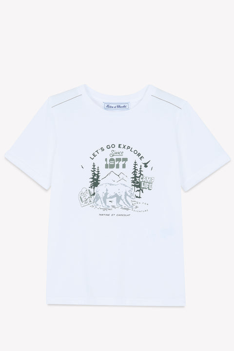 T-shirt - Green fern Illustration exploration - Image principale