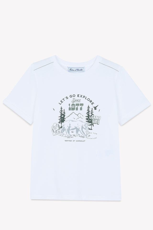T-shirt - Green fern Illustration exploration - Image principale