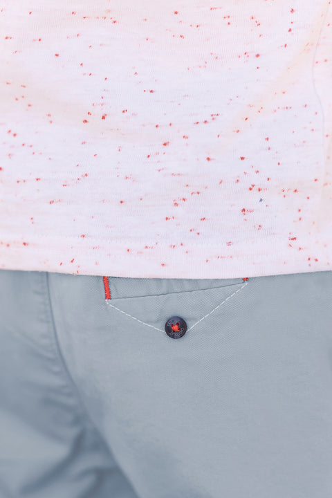 Kurze Hose - Blau Graué Köper - Image principale