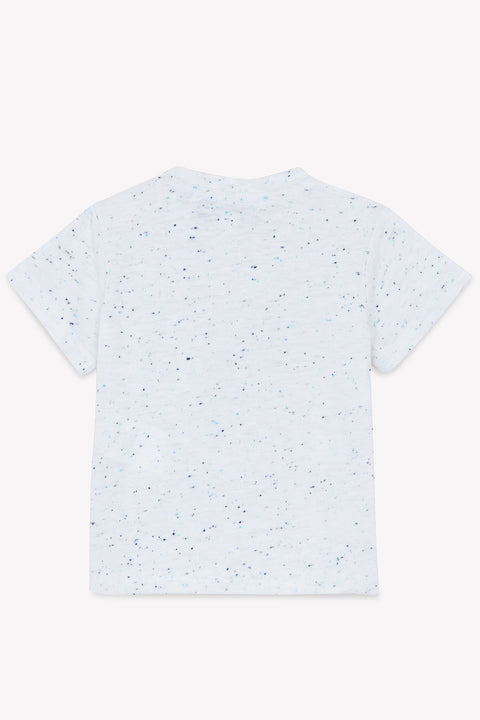 T-Shirt - Aqua Illustration Surferfisch - Image principale