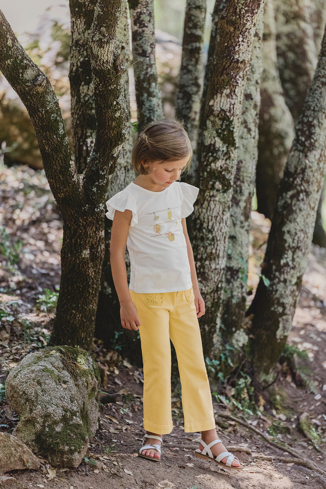 Jeans – Pollen ausgestellt Stickerei - Image principale