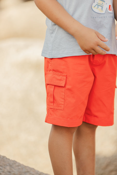 Kurze Hose - Würzige orangefarbene Ladung - Image principale
