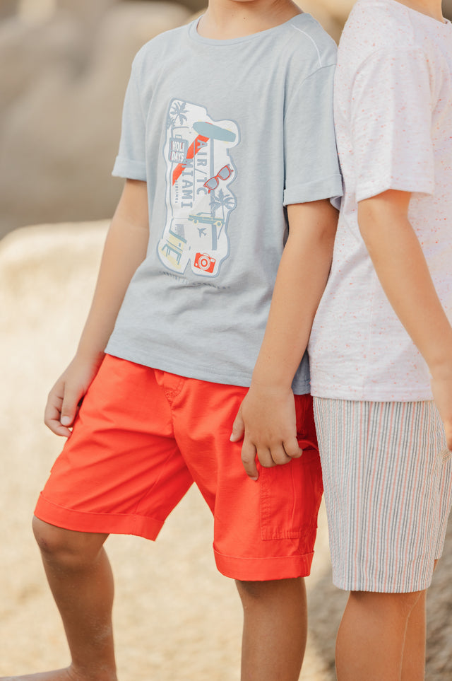 Kurze Hose - Würzige orangefarbene Ladung - Image principale