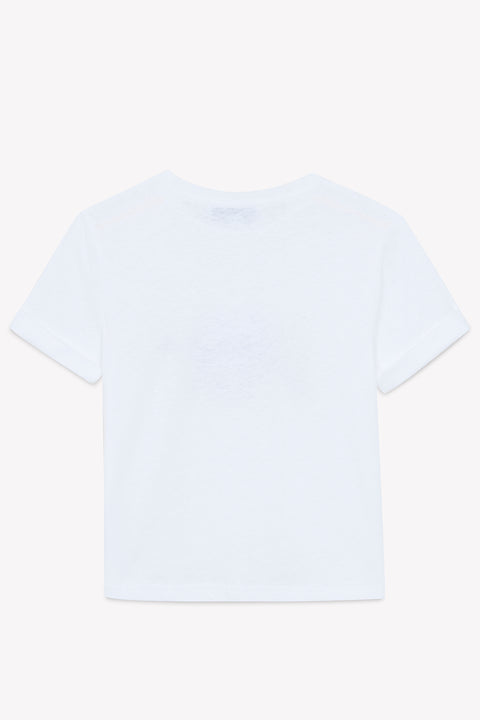 Camiseta - Blanco Ilustración oso - Image principale