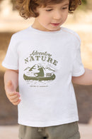 Camiseta - Blanco Ilustración naturaleza