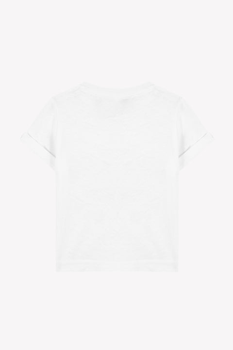 Camiseta - Blanco Ilustración naturaleza - Image principale