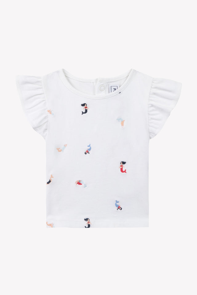 T-shirt - Coral embroidery Mermaid - Image principale