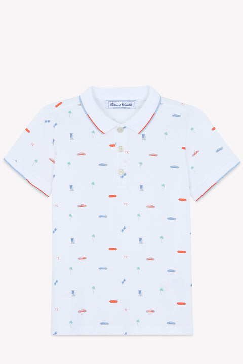 Polo - Spicy orange illustration city aventure - Image principale