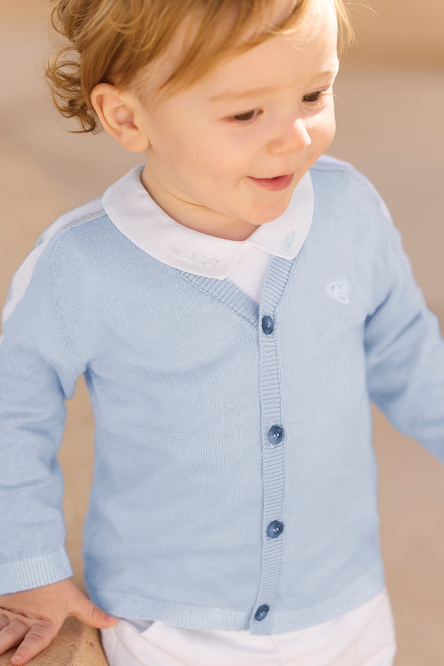 Gilet - Blu biancheria lavata - Image principale