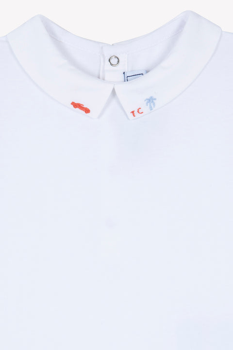 Body - Col pointu broderie city aventure - Image principale