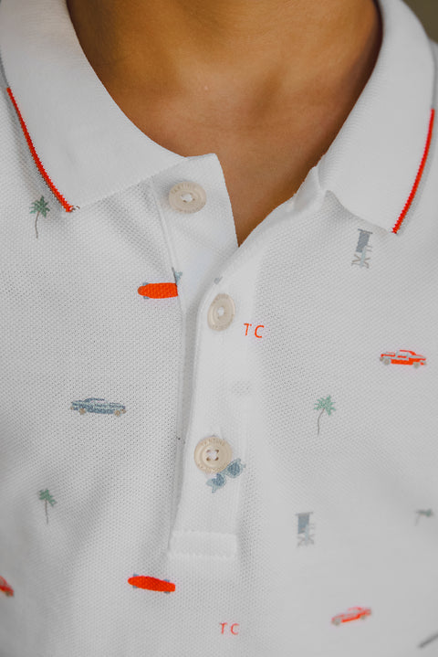 Polo - Spicy orange illustration city aventure - Image principale