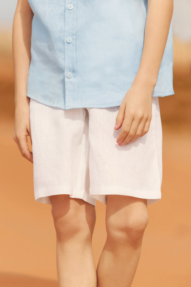 Short - White Linen - Image principale