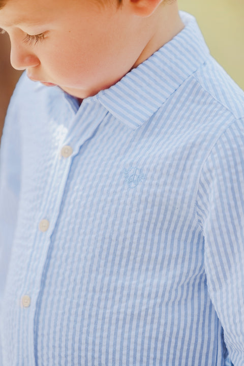 Shirt - Blue Greyé Stripes - Image principale