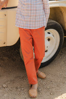 Pantalon - Orange sergé