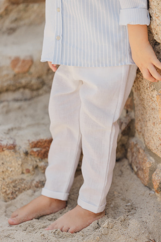Pantaloni - Bianco biancheria - Image principale