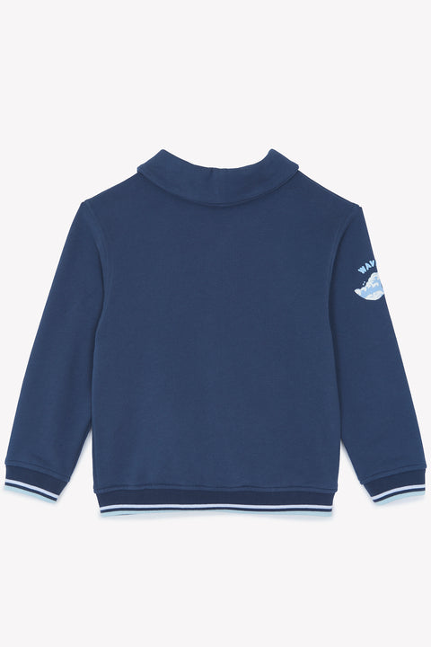 Weste - Marineblau Schalkragen Sommersurfen - Image principale