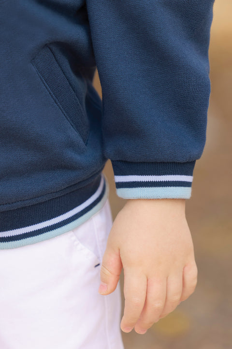 Chaqueta - Azul marino Cuello cal surf de verano - Image principale