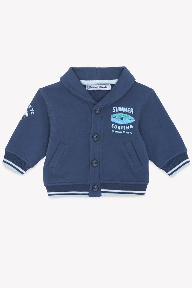 Gilet - Marine col châle summer surfing - Image principale