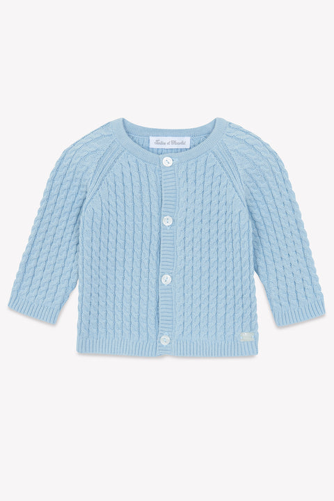Cardigan - Blu celeste Maglia Tortoth - Image principale
