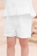 Short - Blanc broderies anglaises