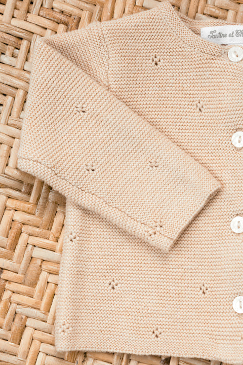 Strickjacke – Dune Heather Strickwaren durchbrochen - Image principale