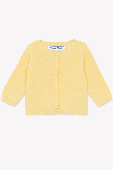Cardigan - Polline Maglia traforato - Image principale