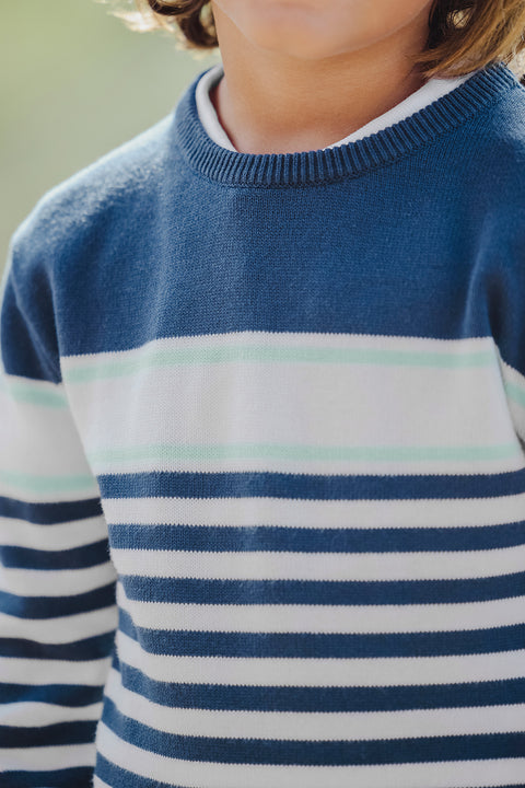 Pullover - Marineblau Seemann - Image principale