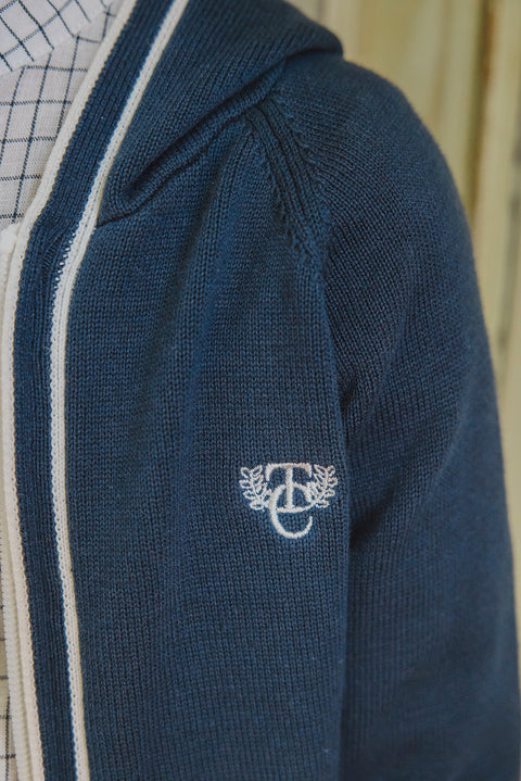Weste - Marineblau Strickwaren - Image principale