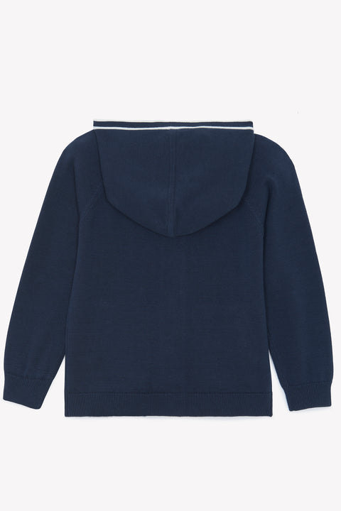 Weste - Marineblau Strickwaren - Image principale