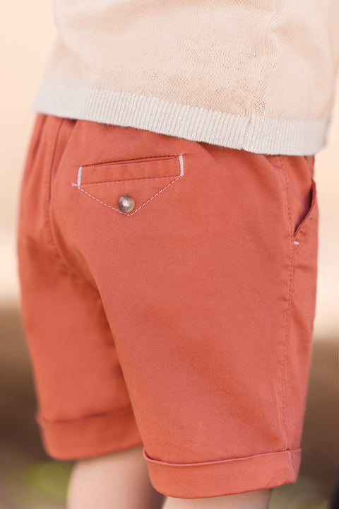 Kurze Hose - Orange Köper - Image principale