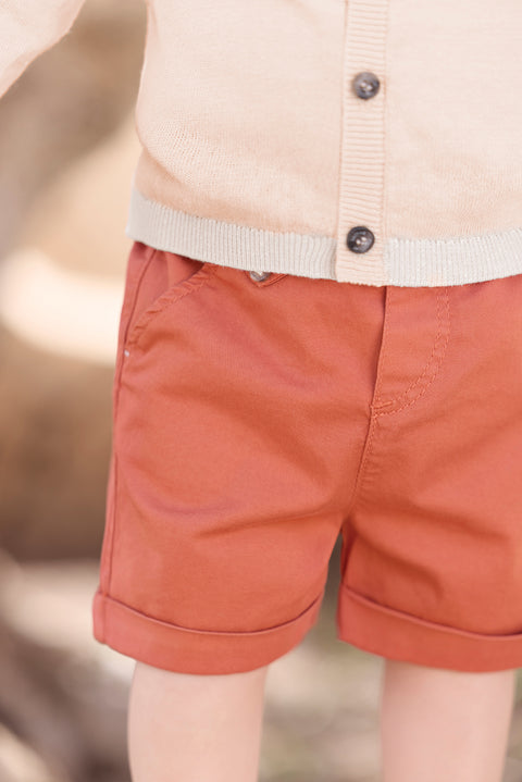 Kurze Hose - Orange Köper - Image principale