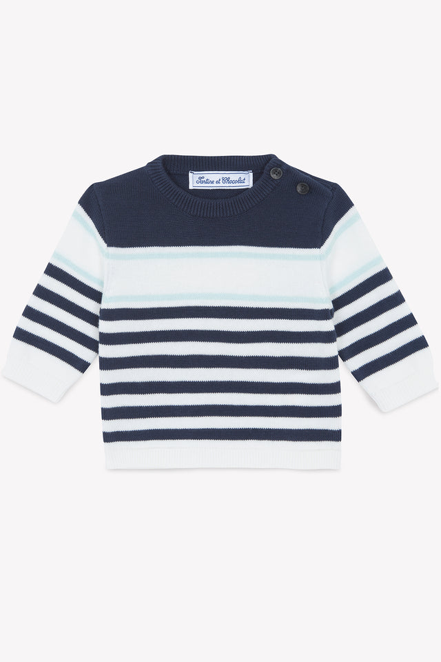 Pull - Marine marinière - Image principale