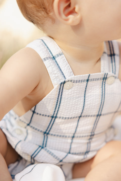 Overalls - Blau himmlisch Karo - Image principale